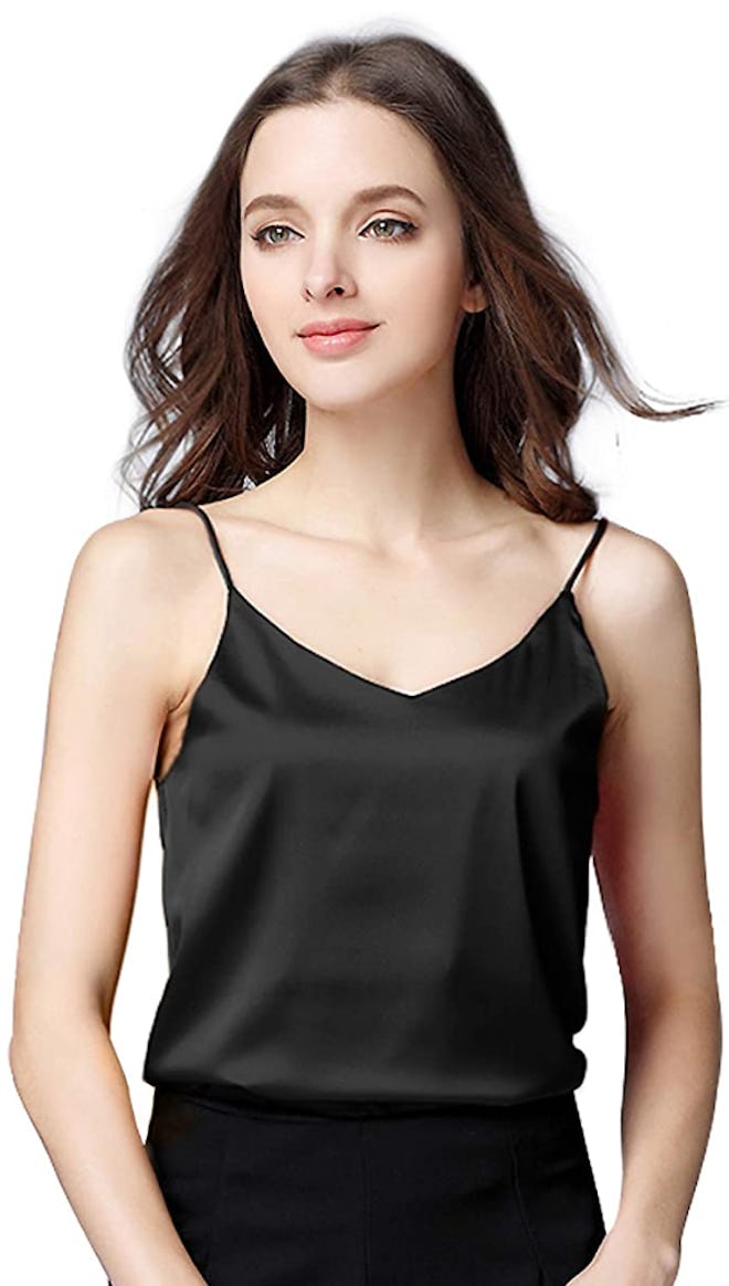 Miqieer Basic Silk Tank Top