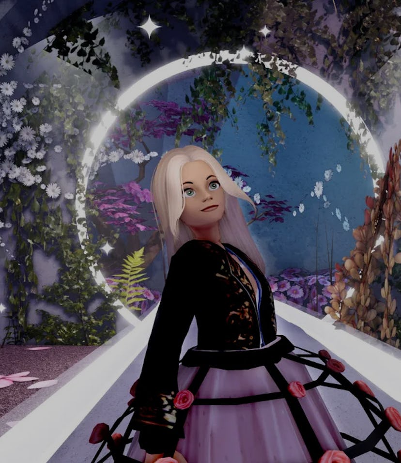 Karlie Kloss's "Fashion Klossette Designer Showcase" for Roblox