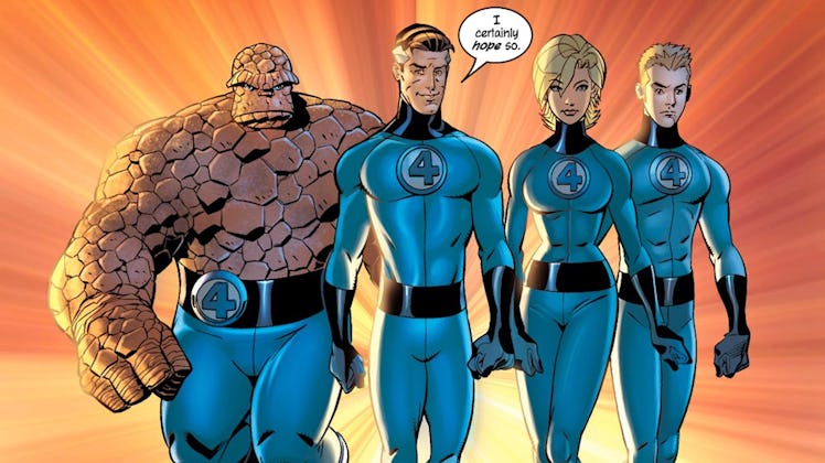 The Fantastic Four with mister fantastic saying I certainly hope so