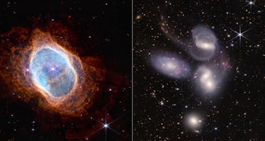 詹姆斯韦伯太空望远镜的照片