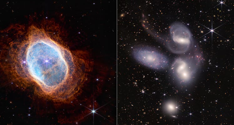 images from the James Webb Space Telescope