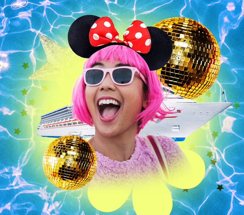 Young woman with pink hair and Mickey ears, ahead of testing out the must-see experiences on the Dis...