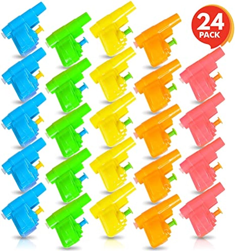 Colorful Mini Water Guns 24-Pack 
