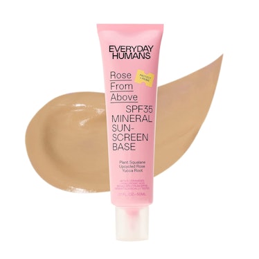 Everyday Humans Rose From Above SPF35 Mineral Sunscreen Tinted Moisturizer.