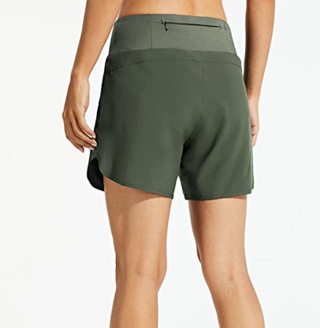 Libin Running Shorts with Zip Pockets