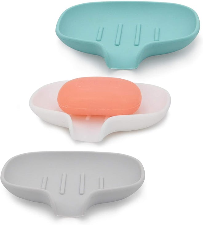 AIMAIAMAI Self-Draining Soap Dishes (3-Pack)