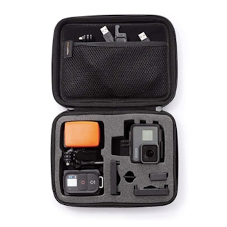 Keep all your GoPro accessories organized with this portable carrying case.
