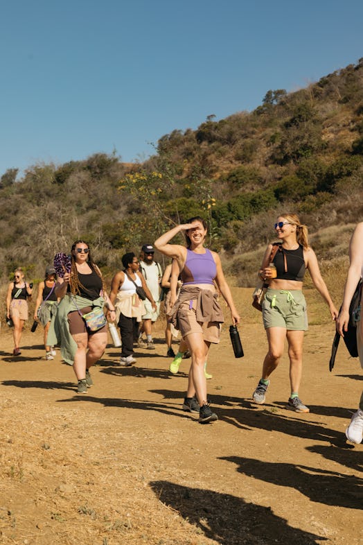 Lululemon hike in Los Angeles, CA June 23, 2022