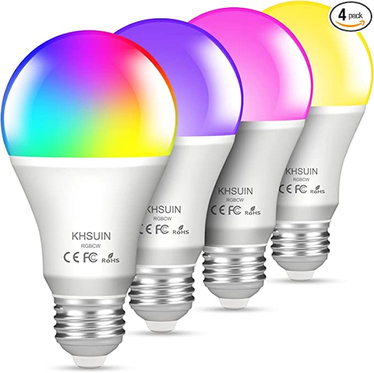 KHSUIN Smart Light Bulbs (4-Pack)