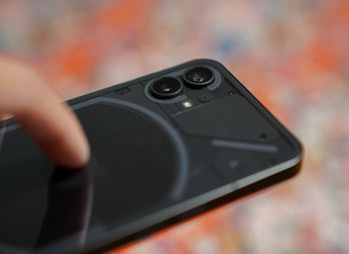 The Phone 1 has two cameras on the rear: 50-megapixel wide and 50-megapixel ultra-wide.