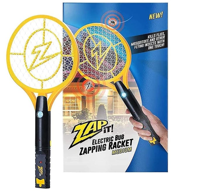 Zap It! Electric Fly Swatter Racket & Mosquito Zapper 