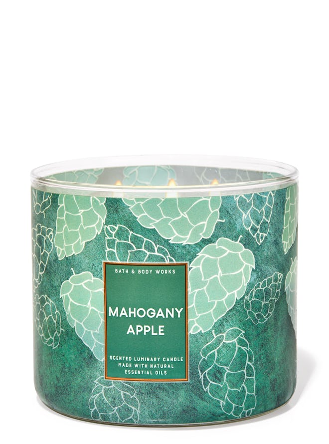 Mahogany Apple 3-Wick Candle