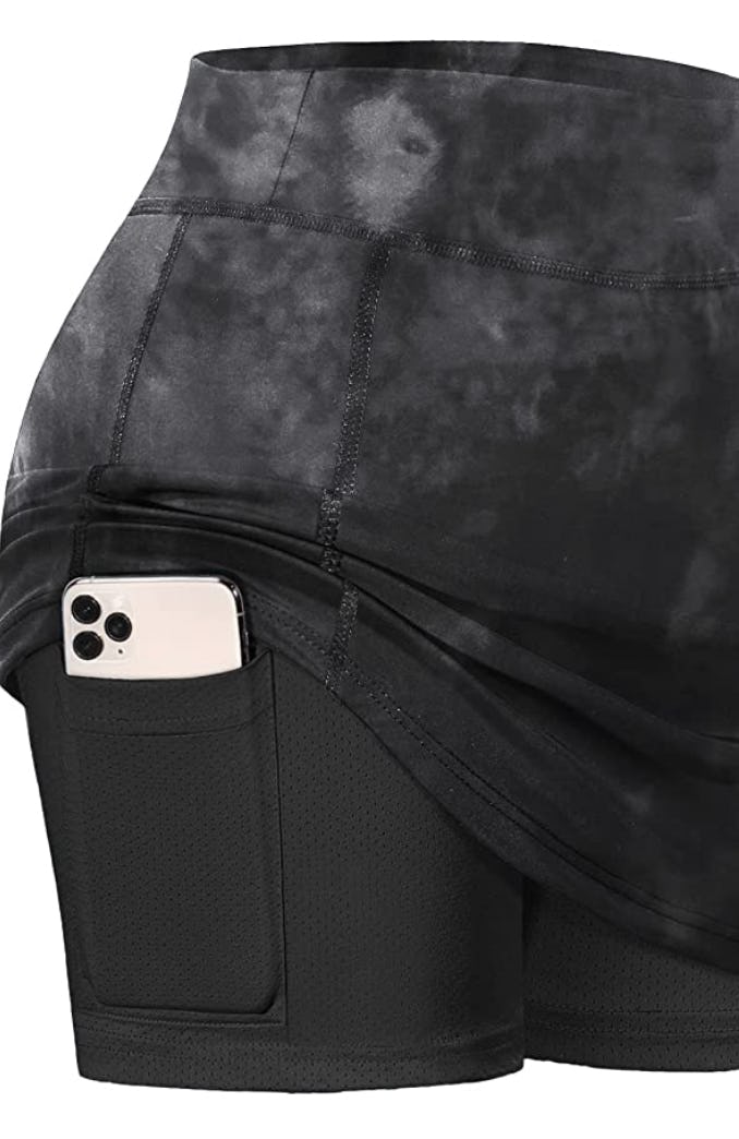 BLEVONH Tennis Skirt with Pockets