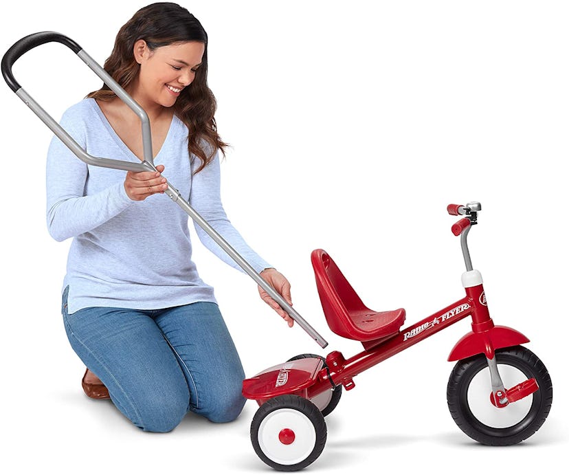 Radio Flyer Toddler Tricycles With Push Handles