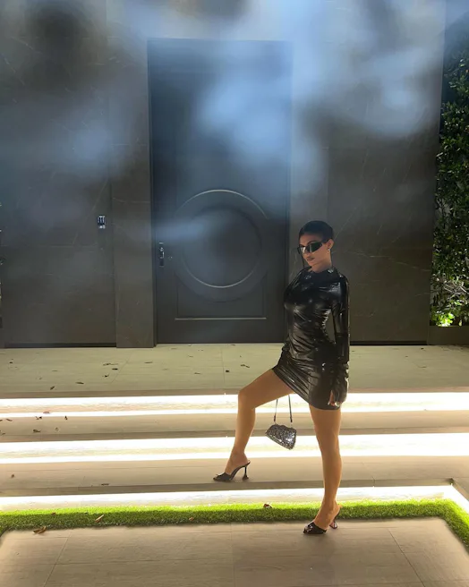Kylie Jenner Wears A Full Latex Look For Date Night With Travis Scott Kylie Jenner Wears A Full Latex Look For Date Night With Travis Scott