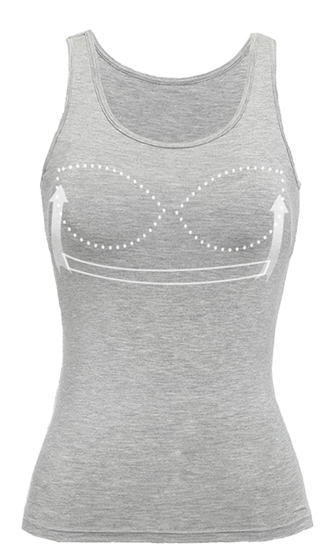 ANYFITTING Camisole with Built in Bra (3-Pack)