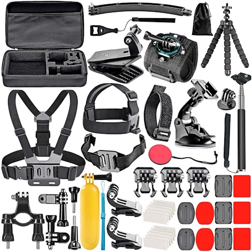 This 50-piece GoPro accessory kit is an affordable way to get started.