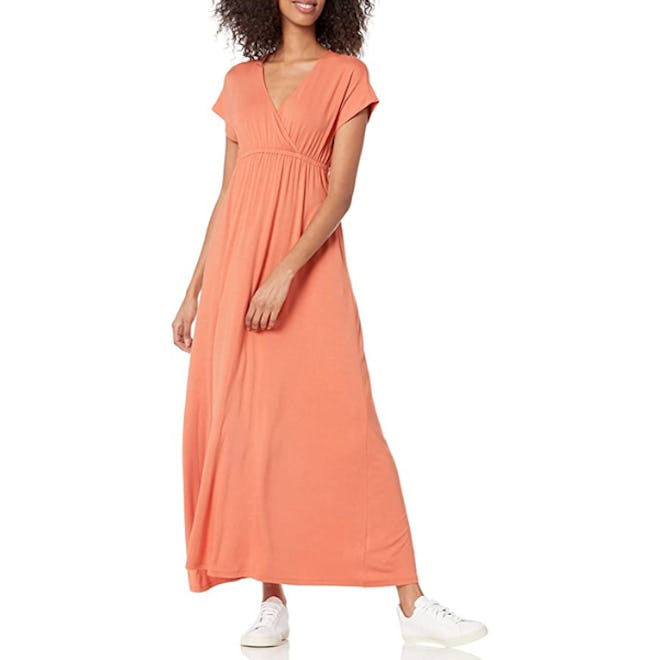 Amazon Essentials Surplice Maxi Dress