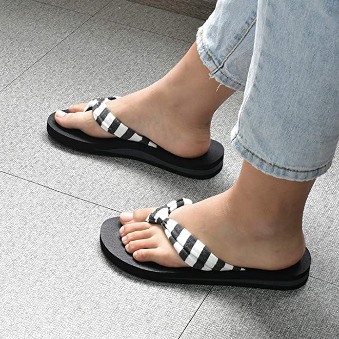 KUAILU Yoga Foam Flip Flops