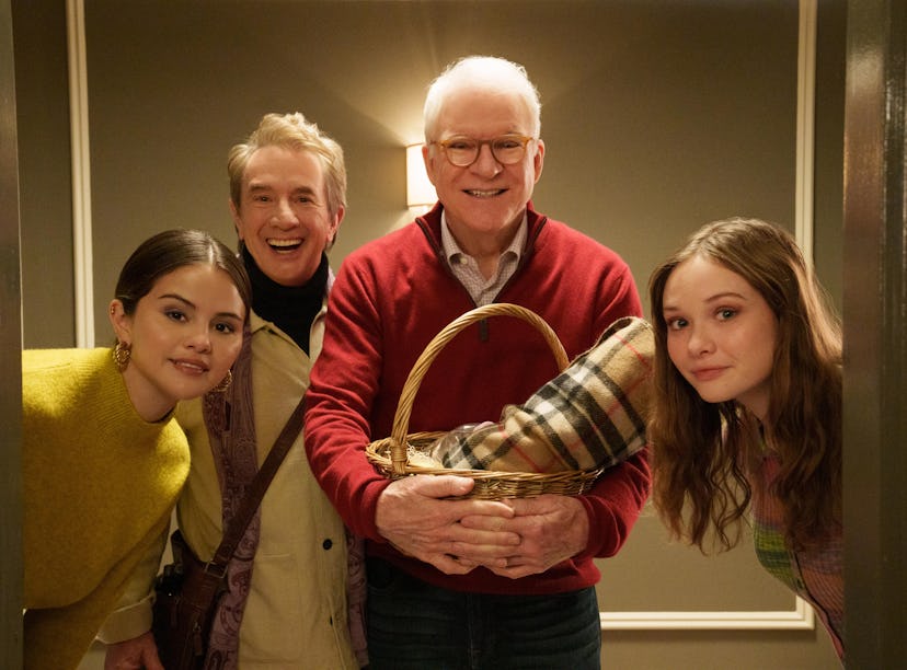 Mabel (Selena Gomez), Oliver (Martin Short), Charles (Steve Martin) and Lucy (Zoe Margaret Colletti)...