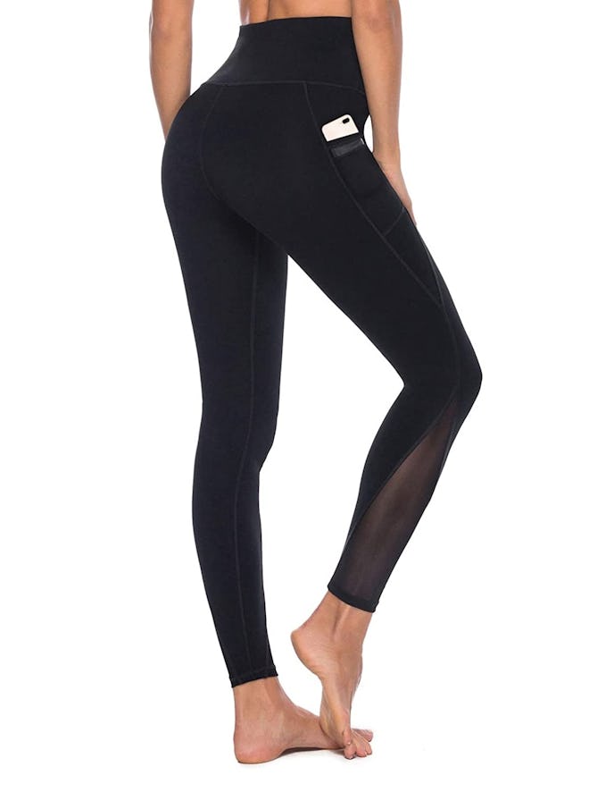 AFITNE High Waist Mesh Yoga Leggings