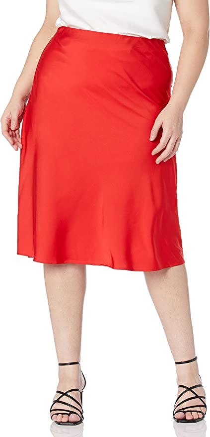 The Drop Women&rsquo;s Maya Silky Slip Skirt