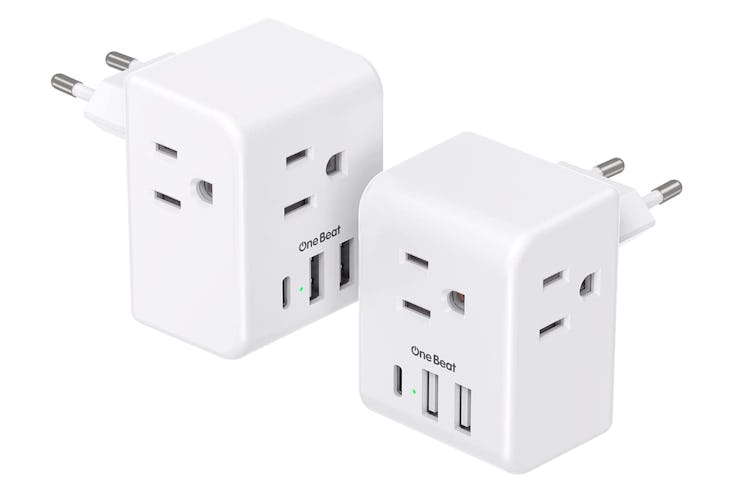 A 2-pack of European Plug Adapters, which is 43% off for Amazon Prime Day 2022.