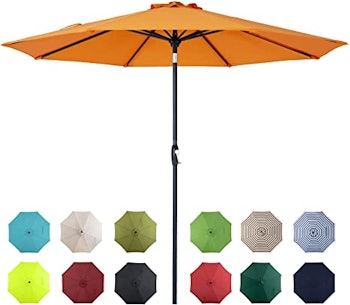 户外市场天井桌伞