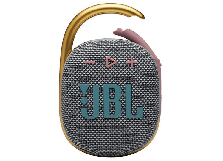 A JBL Clip 4 Portable Mini Bluetooth Speaker, which is on sale for 38% Off for Amazon Prime Day 2022...