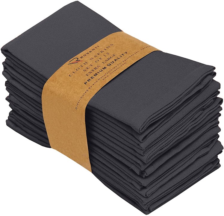 RUVANTI Kitchen Cloth Napkins (12-Pack)