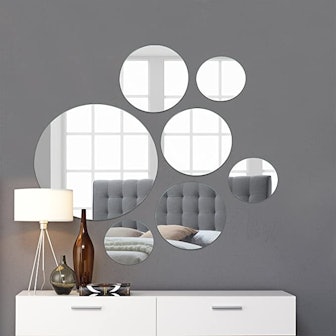 Light In The Dark Wall Mounted Mirrors (Set of 7)