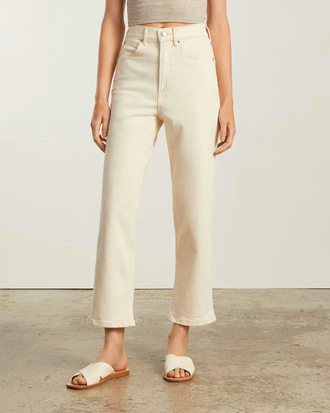 Everlane's Under $75 High Rise Skinny Jeans Are the Best White Jeans For  Summer - Fashion Jackson