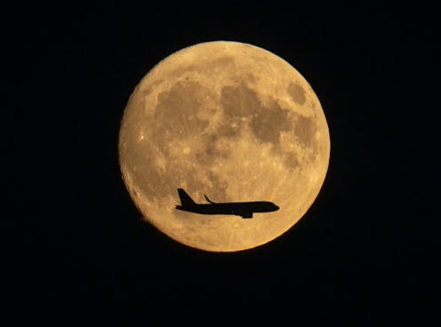 The 2022 Buck Moon as pictured from Frankfurt on July 12, 2022