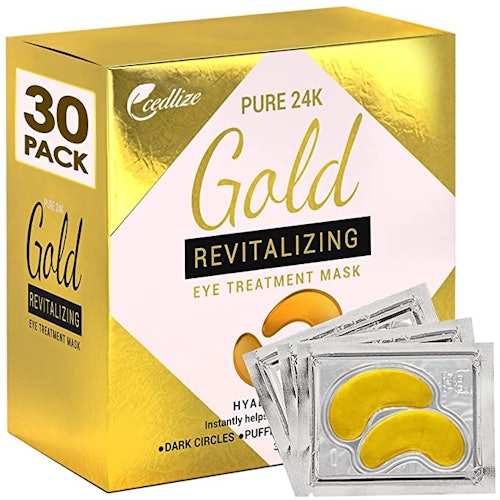 Cedlize 24K Gold Under Eye Collagen Patches (30 Pairs)