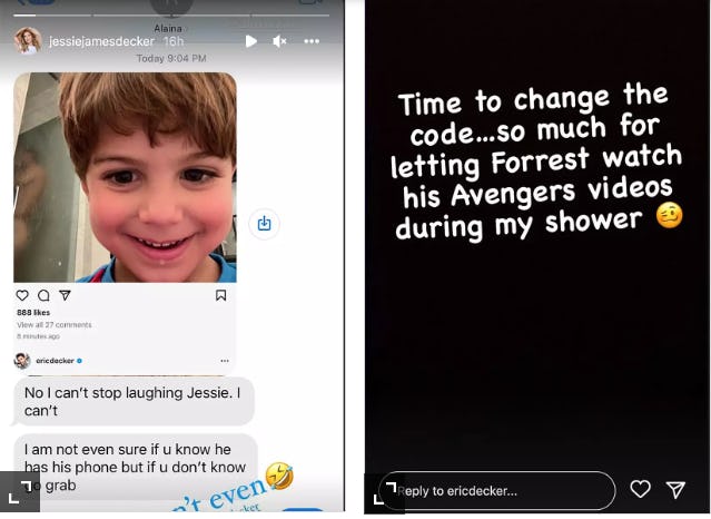 Eric Decker's Son Posts Photo Of Dad Naked In The Shower On Instagram