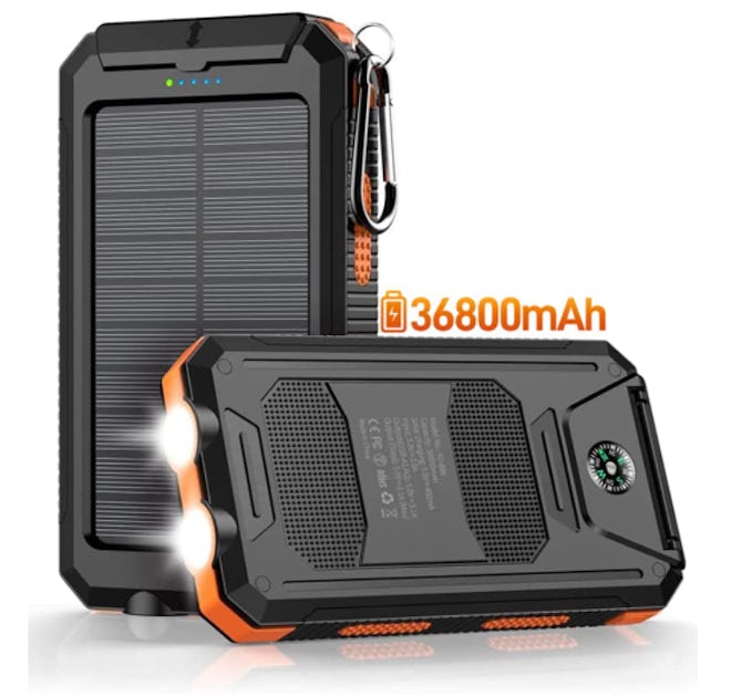 The KAPURUI Solar Power Bank is a product that makes car trips easier with kids.