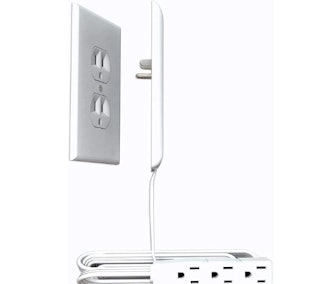 Sleek Socket Ultra-Thin Outlet and Cord Concealer with Power Strip