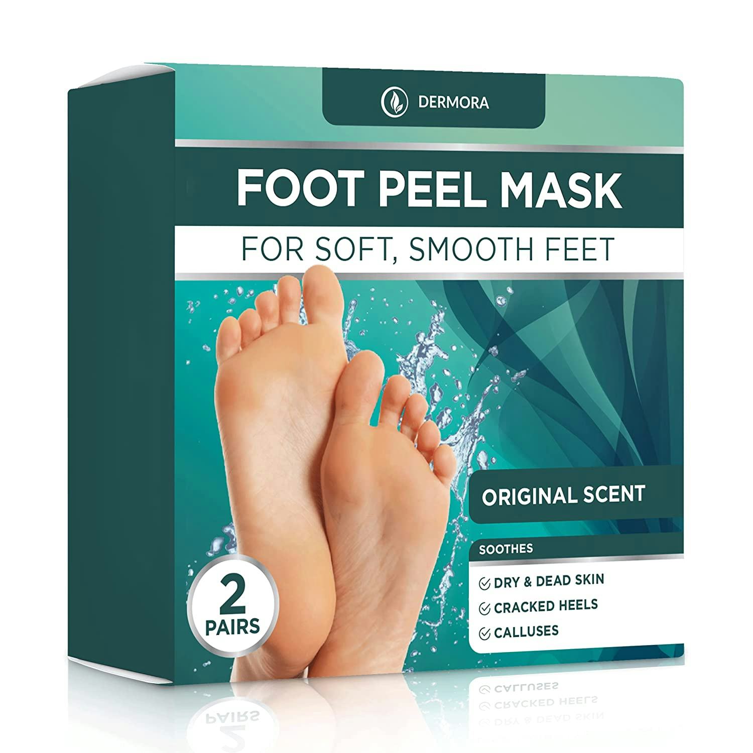 DERMORA Foot Peel Mask (2-Pack)