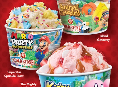 Cold Stone's Nintendo Ice Cream Creations include an Animal Crossing treat.