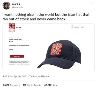 JSTOR hat