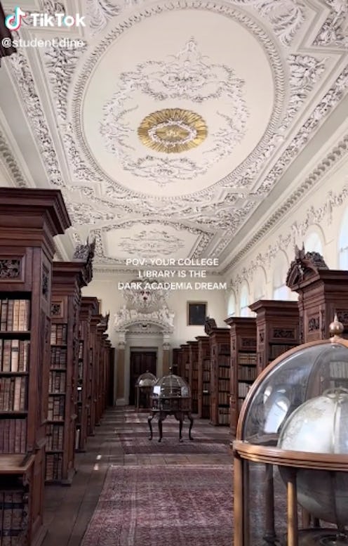 Library at Oxford University by @student.dine on TikTok.