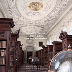 Library at Oxford University by @student.dine on TikTok.