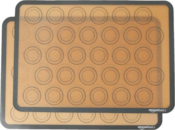 Amazon Basics Silicone Non-Stick Baking Mat (2-Pack)