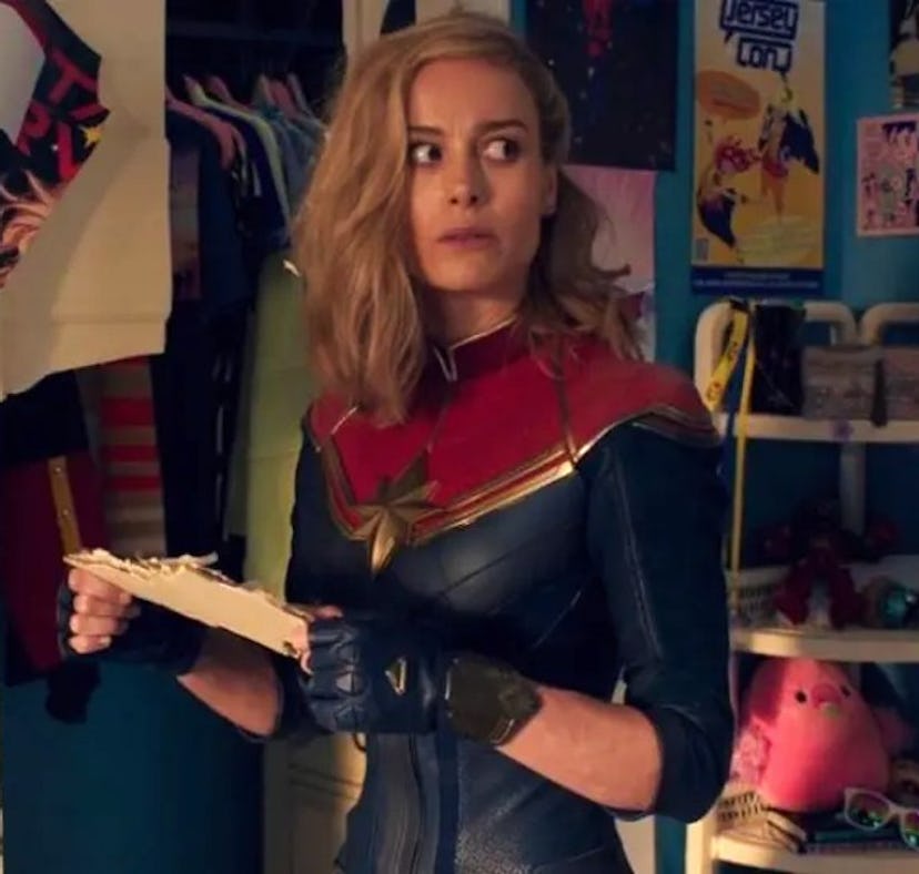 Brie Larson as Captain Marvel in Ms. Marvel