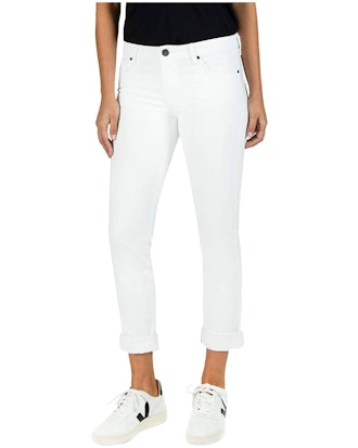 Catherine boyfriend jeans in white from KUT from the kloth