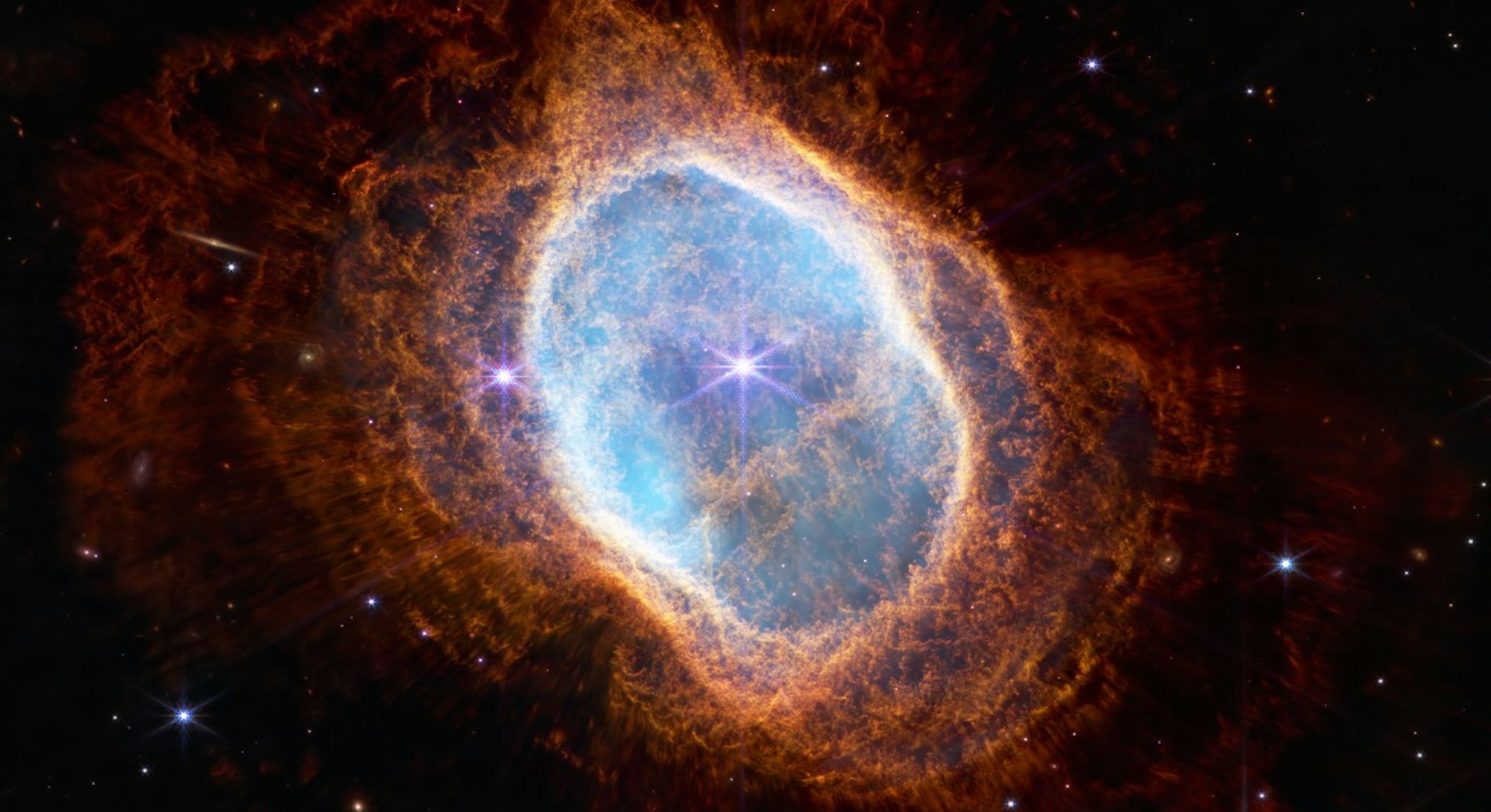 Southern Ring Nebula captured by JWST