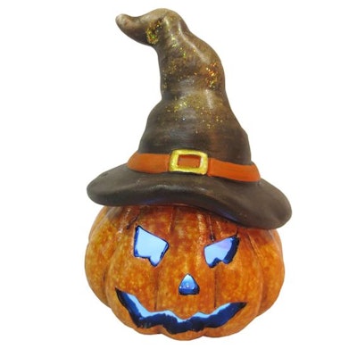 When does Michaels put out Halloween decor? Luckily you can snag this jack o lantern with a witch's ...