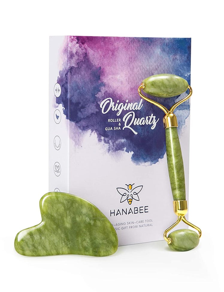 HANABEE Quartz Facial Roller & Gua Sha Tools