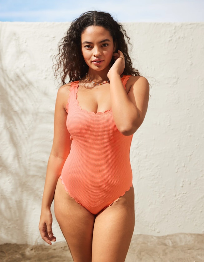 Shop Textured Swimsuits For Summer, From Terry Cloth To Ribbed Bikinis &  One-Pieces