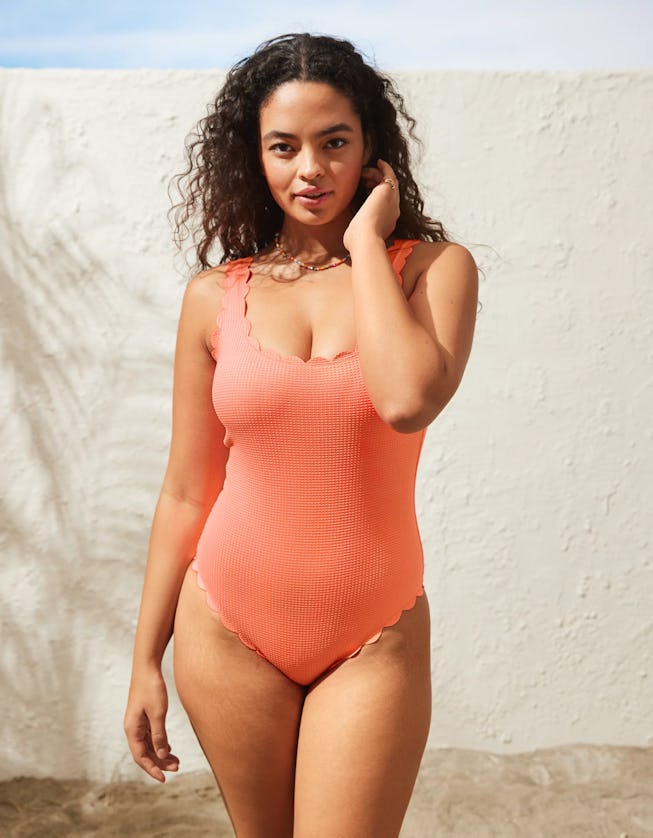 Shop Textured Swimsuits For Summer, From Terry Cloth To Ribbed Bikinis &  One-Pieces